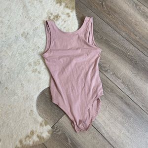 American Eagle blush pink low scoop back bodysuit